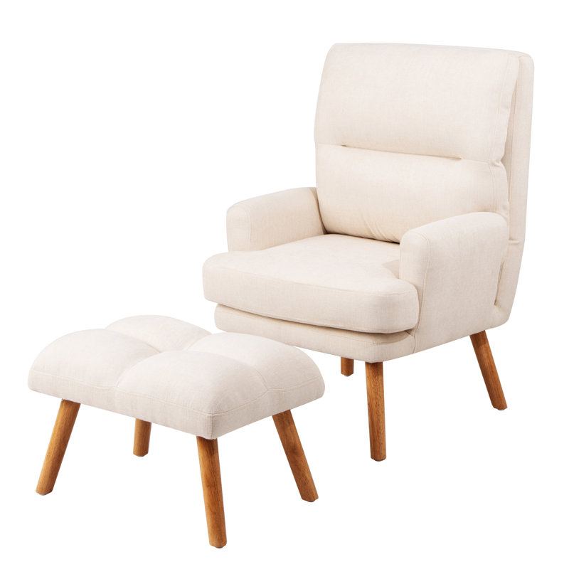 Wayfair accent chairs with ottoman discount